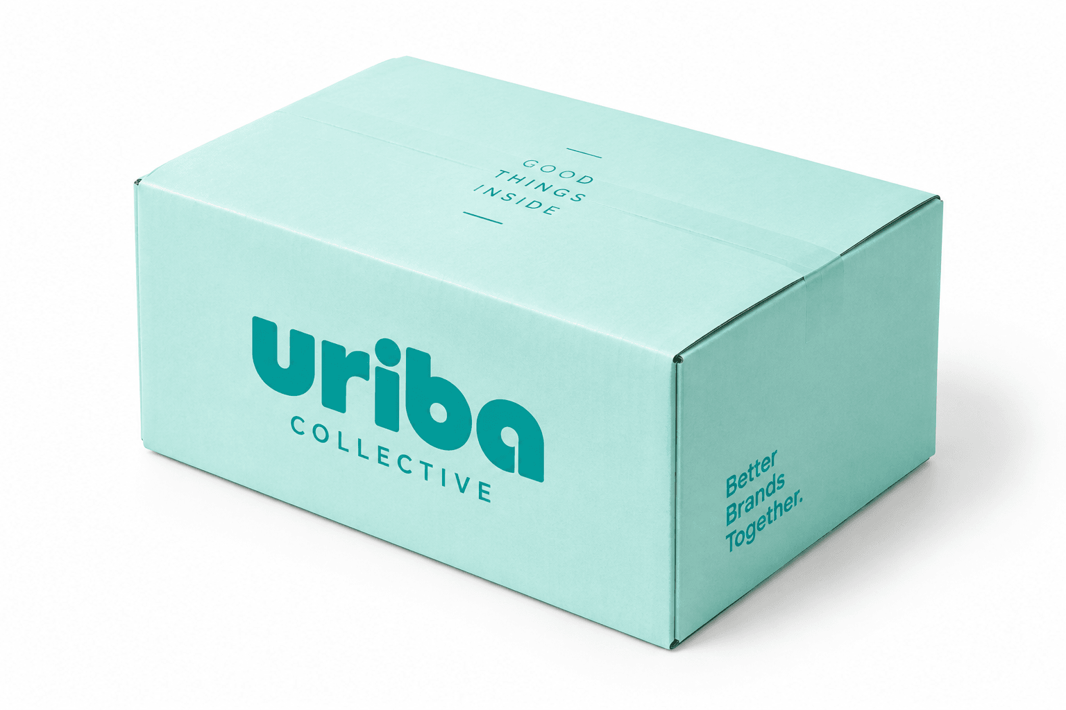 Shipping box with Uriba branding